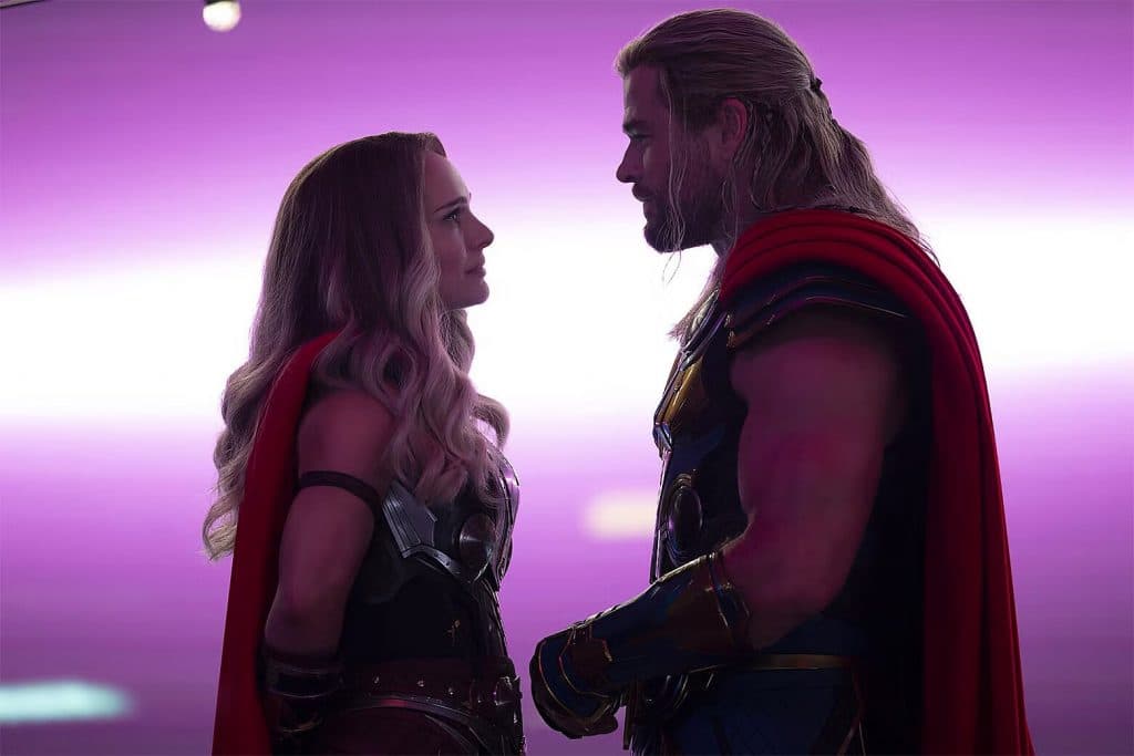 Jane and Thor in Love and Thunder