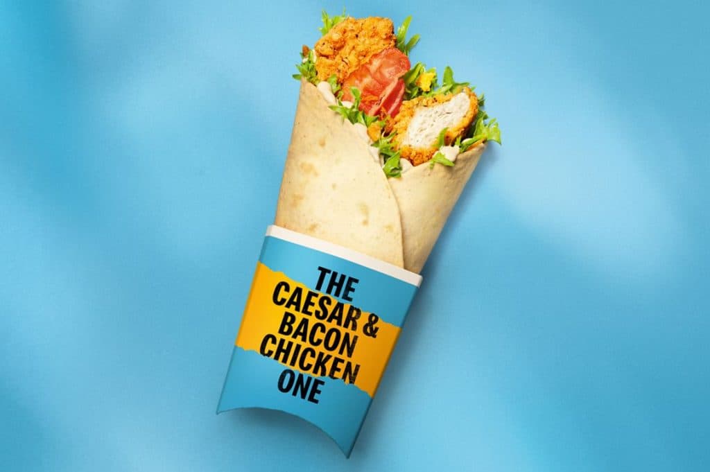 McDonald's chicken caesar wrap