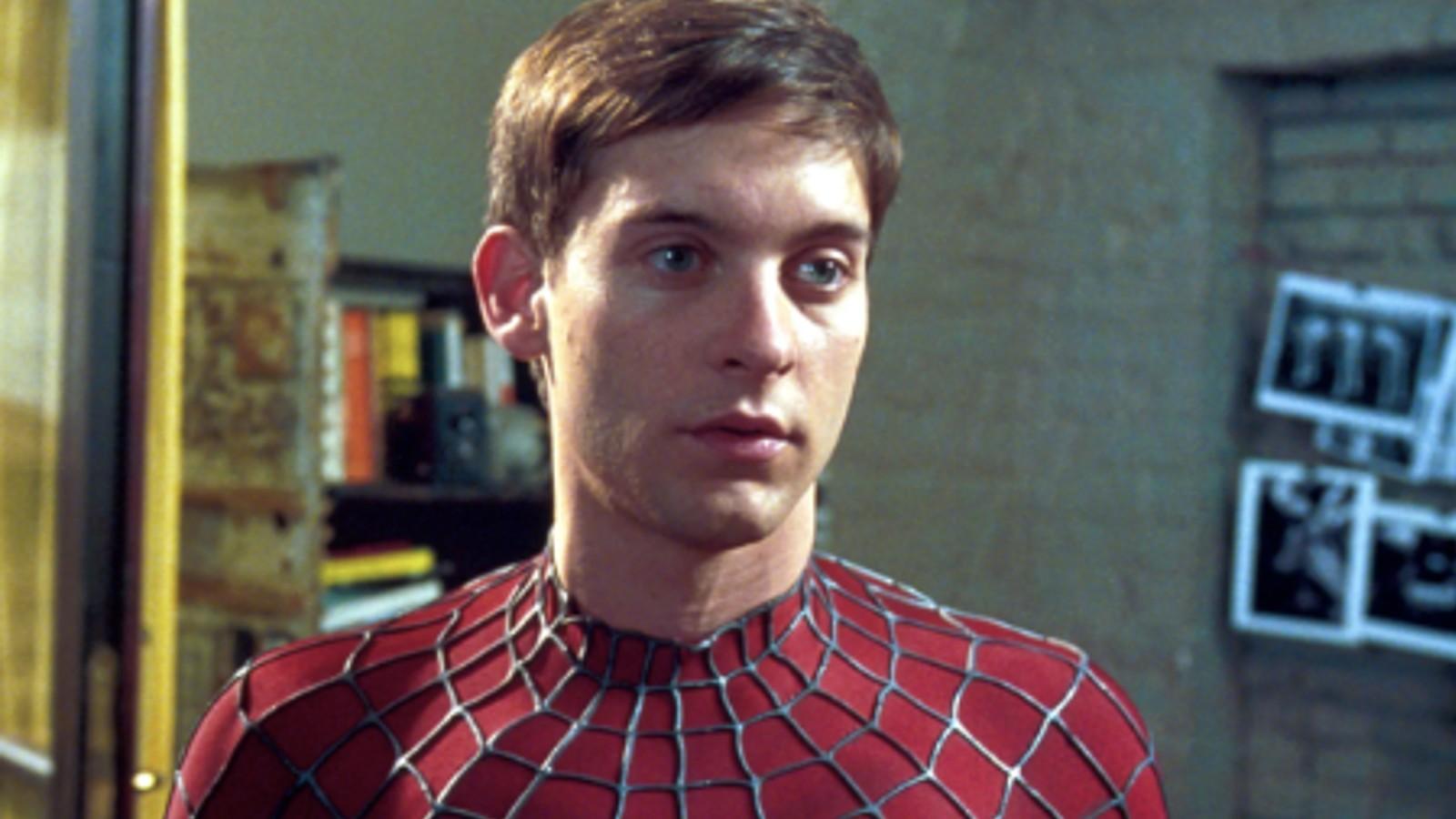Tobey Macguire in Spider-Man