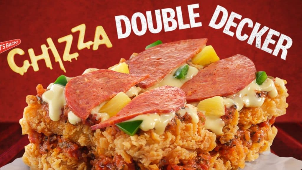 KFC double-decker chizza