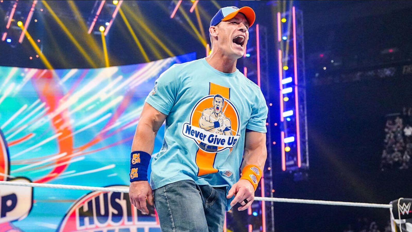John Cena as a member of the WWE.