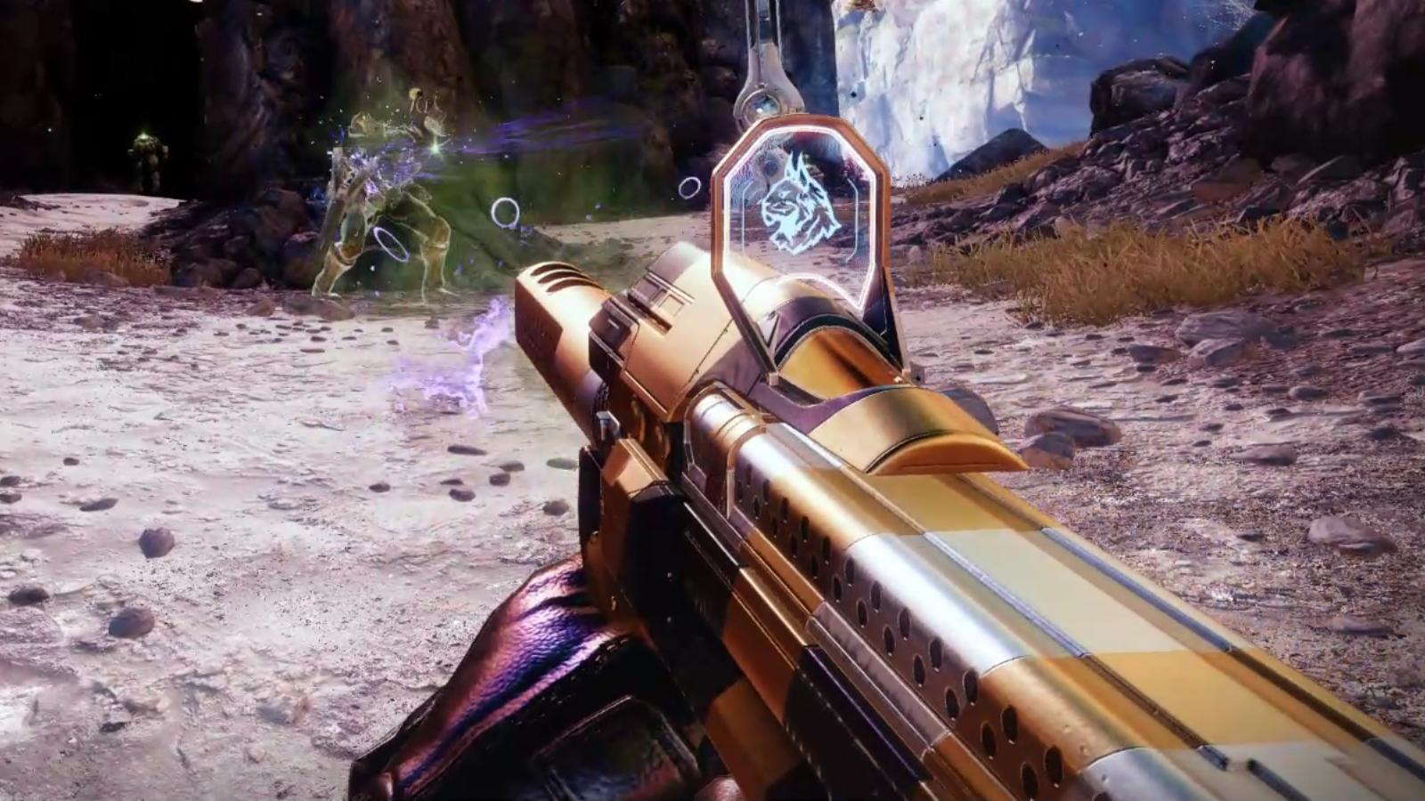 The Recluse being fired in Destiny 2 Into The Light.
