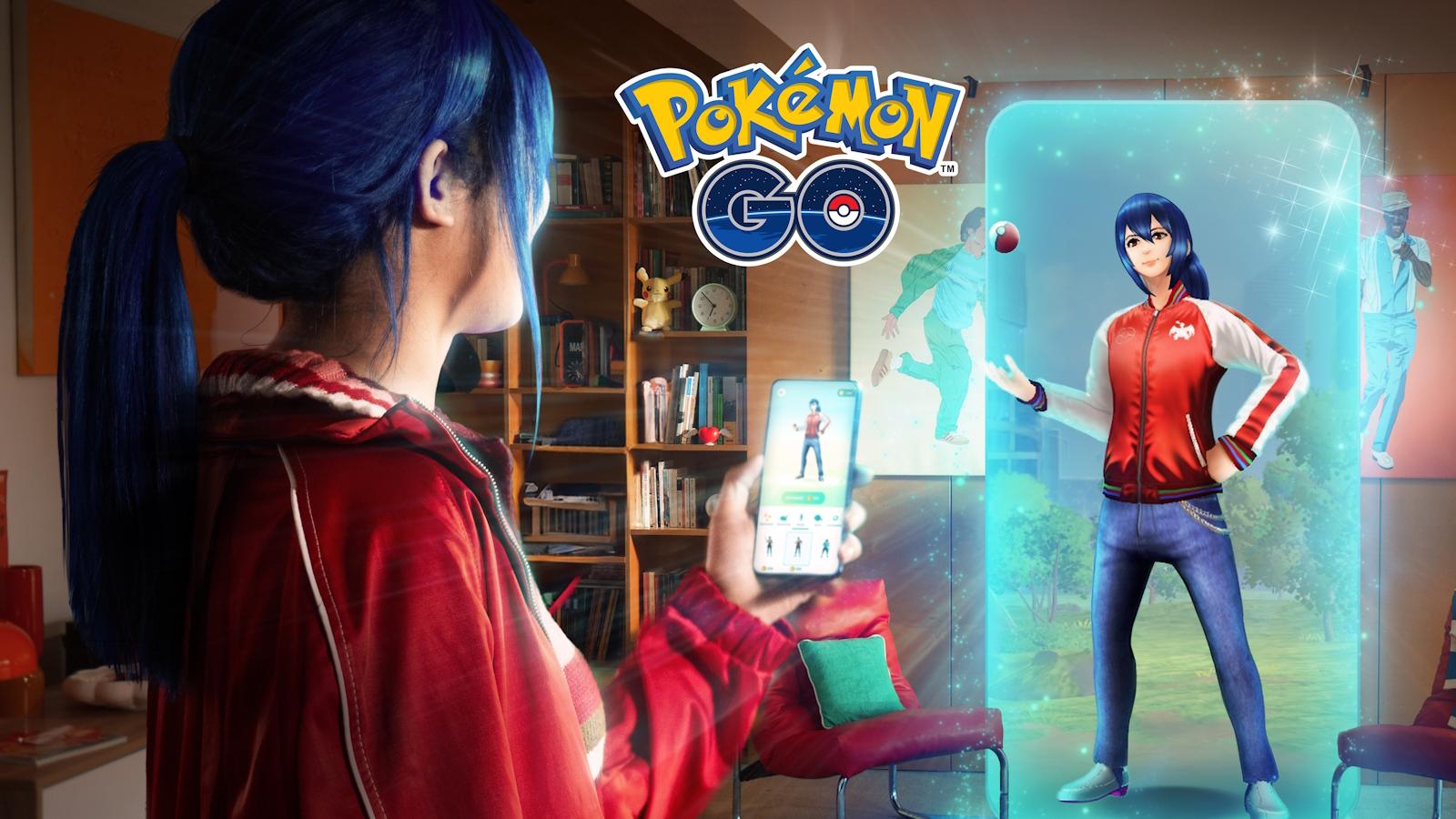 Pokemon Go avatar update promo art.