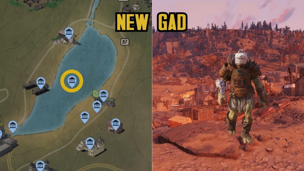 New Gad location Fallout 76