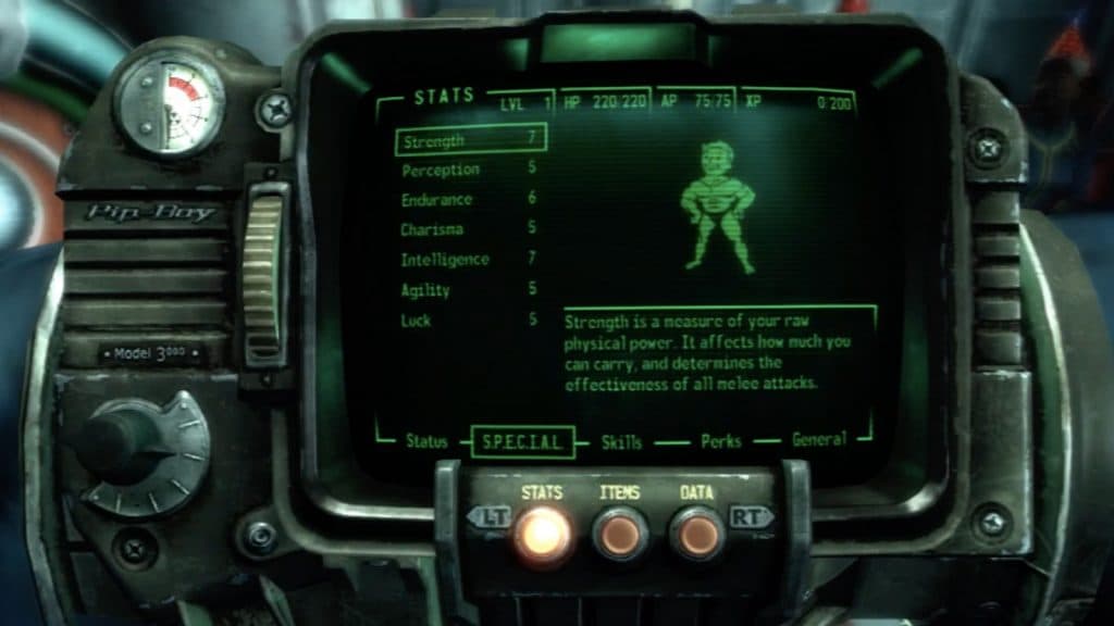 The Pip-Boy from Fallout 3