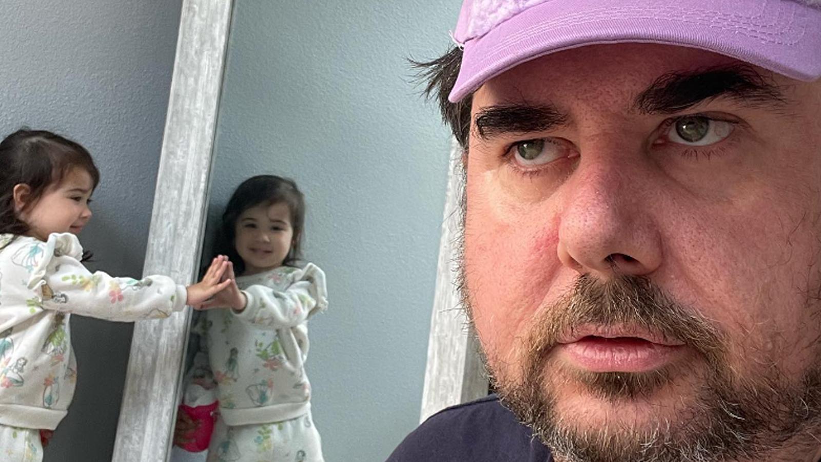Jeff Gerstmann and his daughter