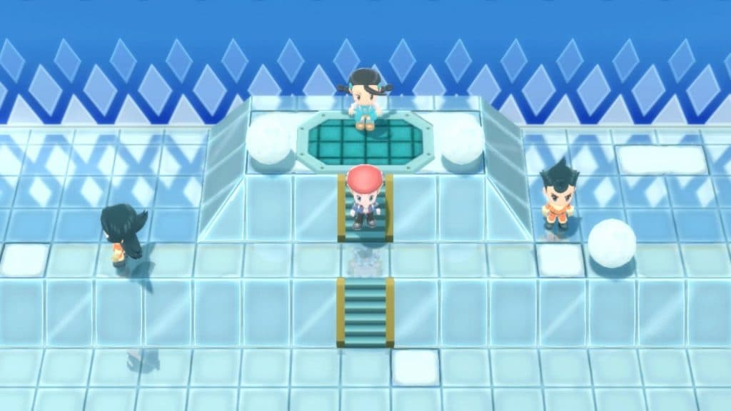 Candice Ice Gym from Pokemon BDSP.