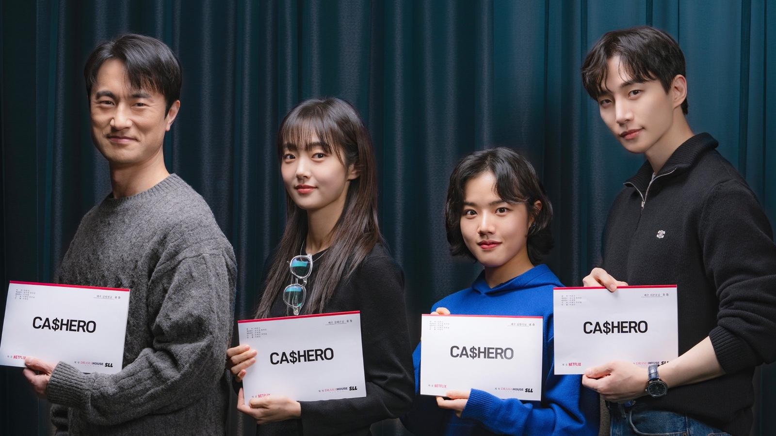 The cast of Cashero K-drama