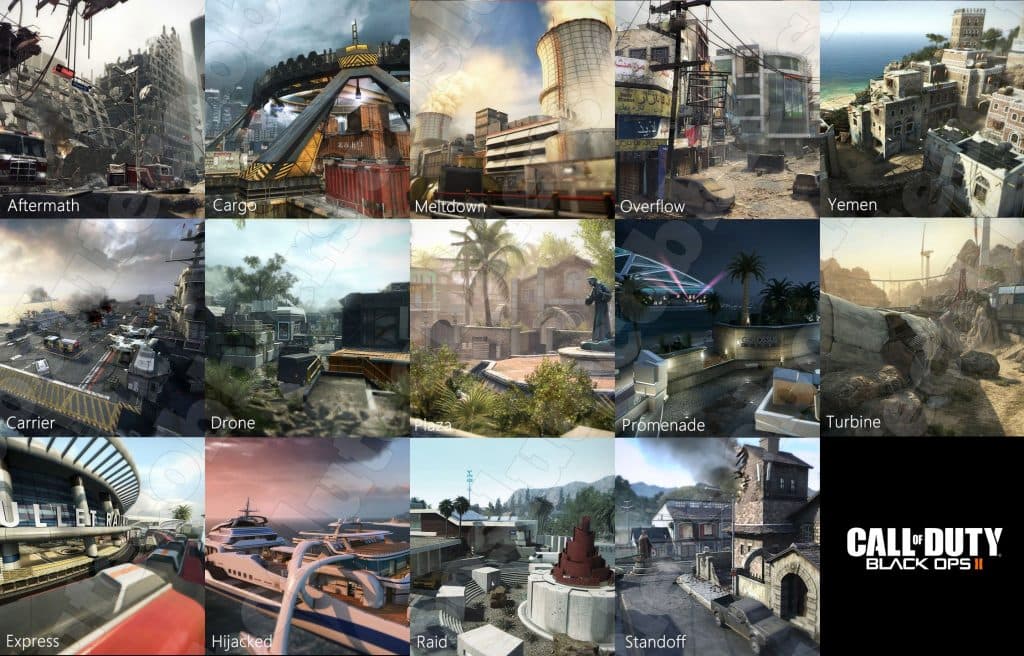 All Black Ops 2 maps
