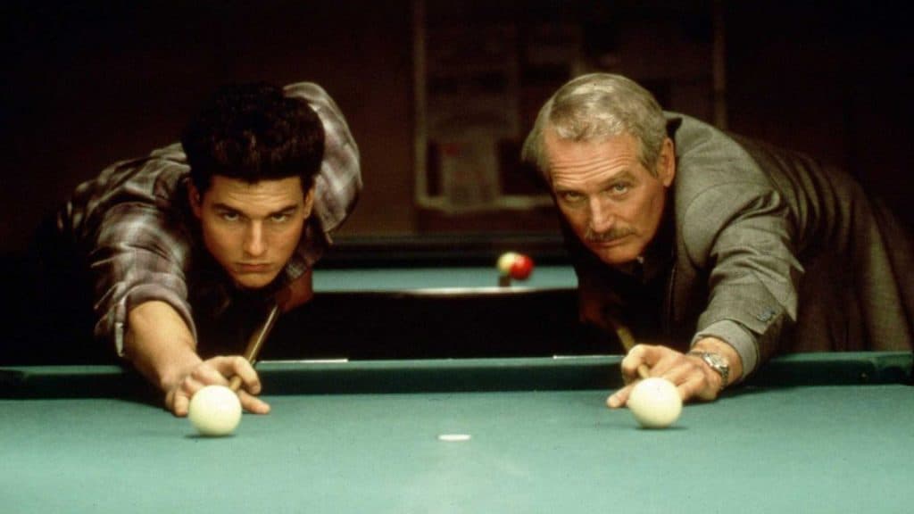 Tom Cruise and Paul Newman in The Color of Money