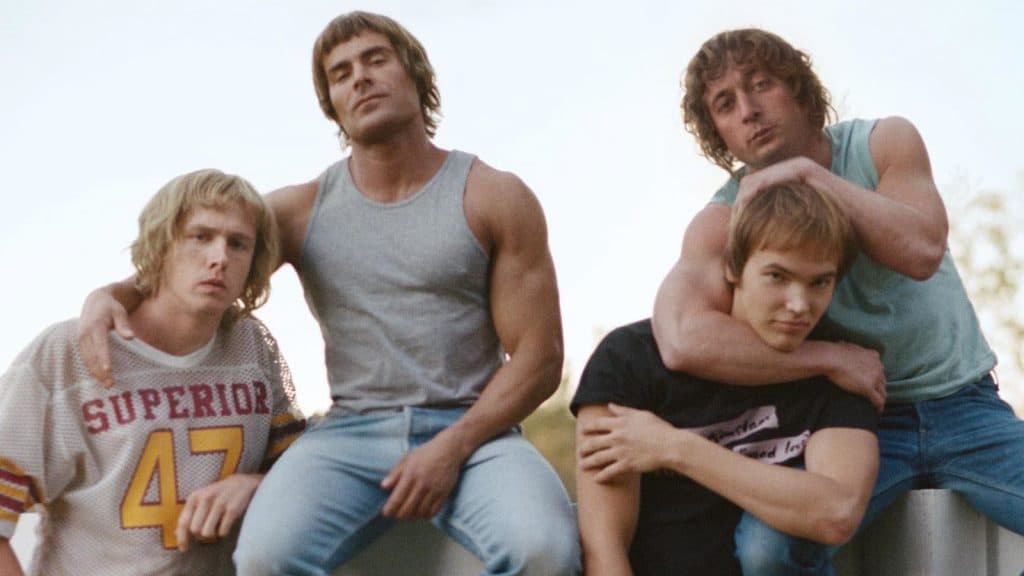 The cast of The Iron Claw, one of the best sports movies of all time