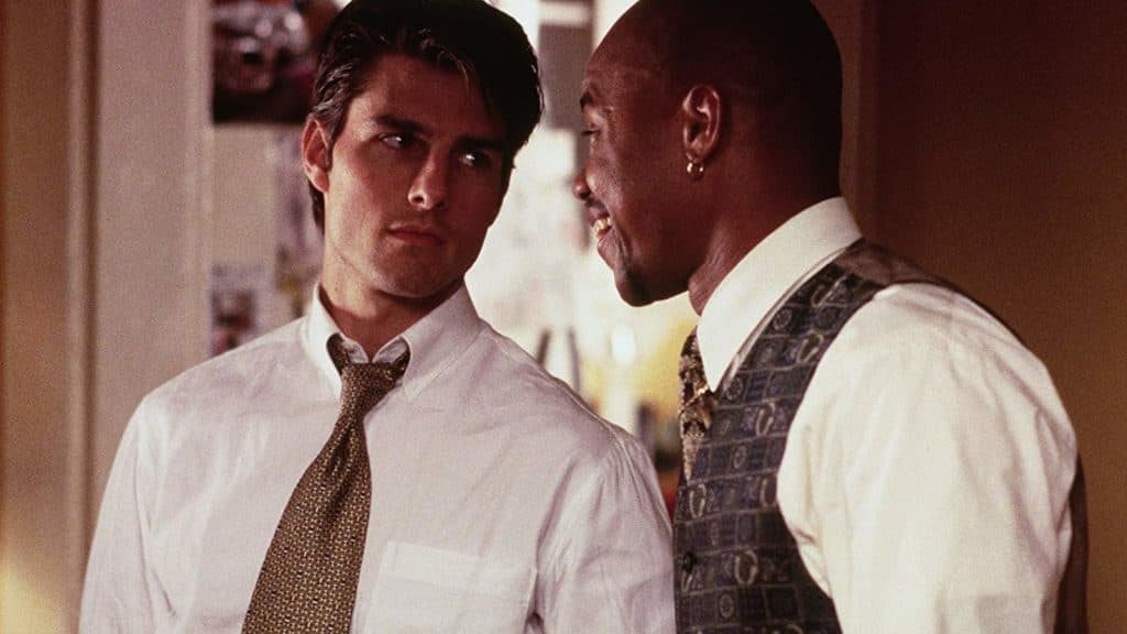 Tom Cruise and Cuba Gooding Jr in Jerry Maguire