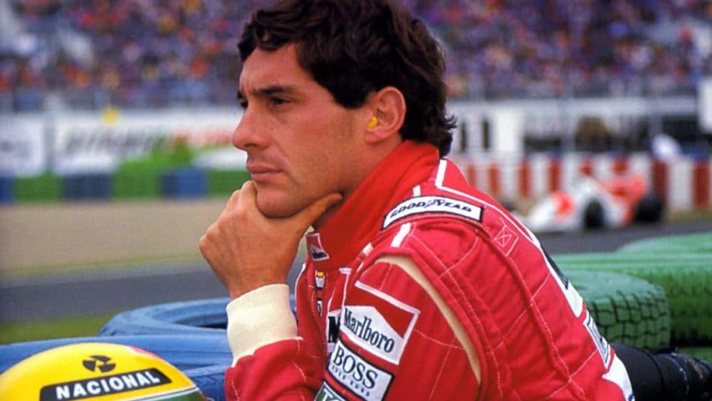 Ayrton Senna in Senna, one of the best sports movies of all time