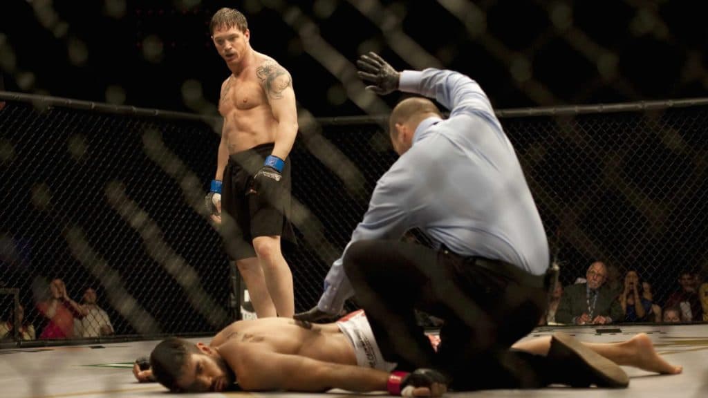 Tom Hardy in Warrior, one of the best sports movies of all time