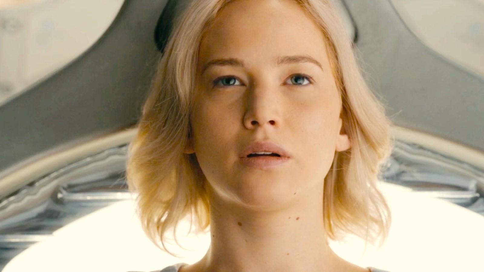Jennifer Lawrence as Aurora in Passengers