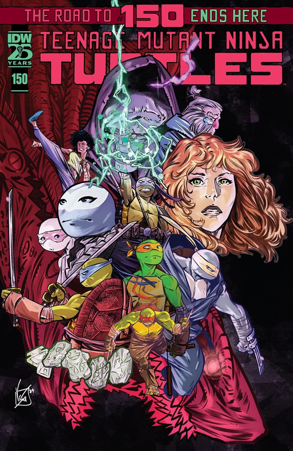 Teenage Mutant Ninja Turtles #150 cover art