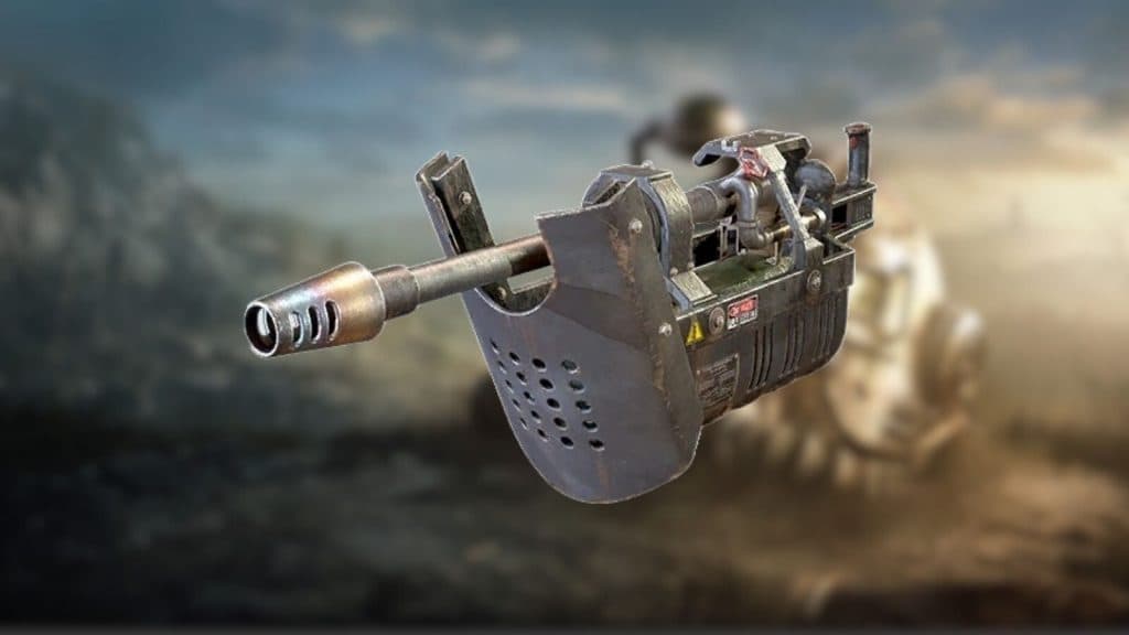 An image of the Cremator weapon in Fallout 76.