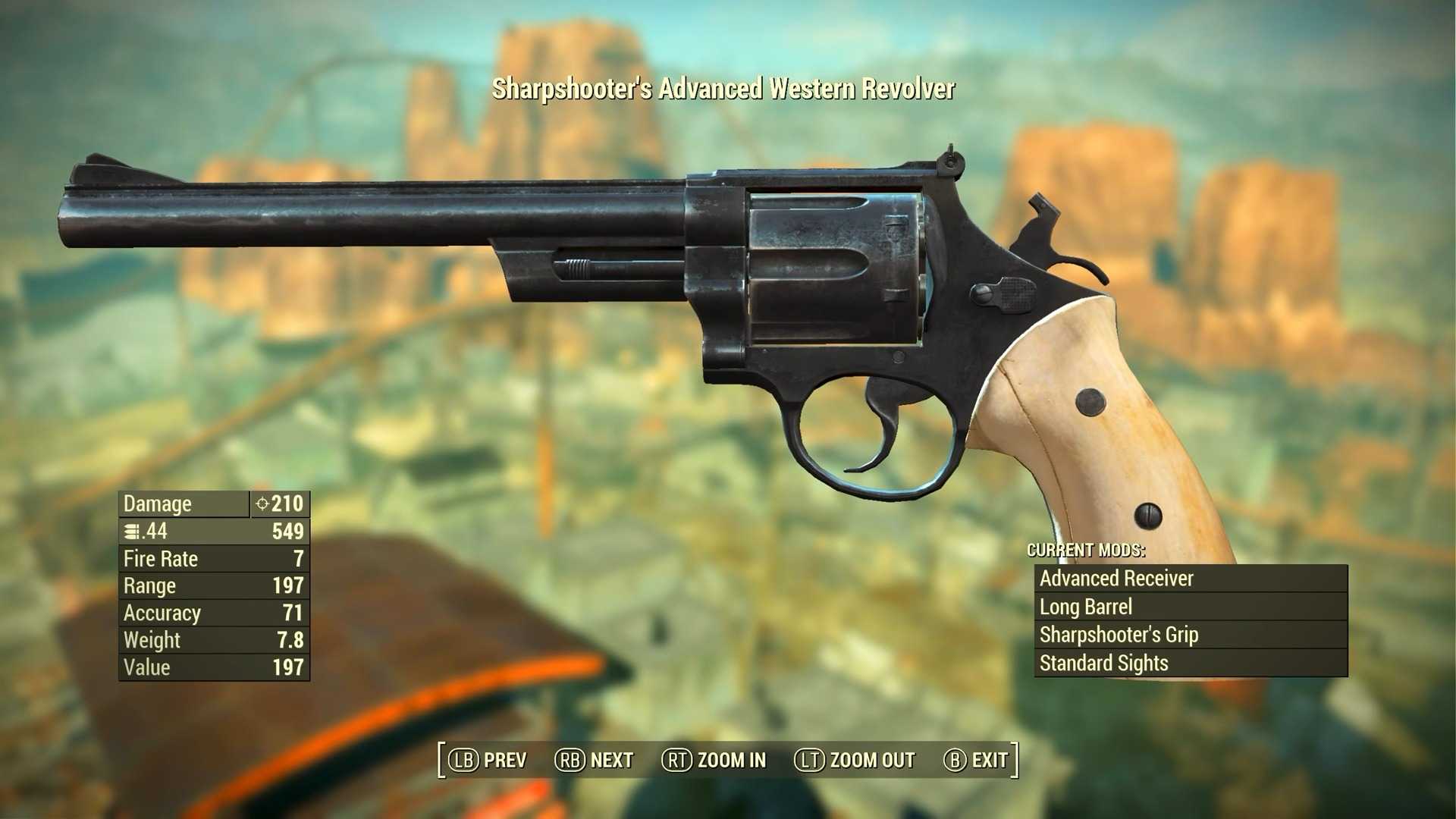 Western Revolver in Fallout 4