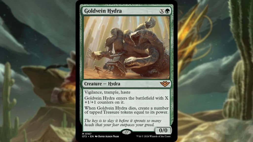 Goldvein Hydra Treasure card