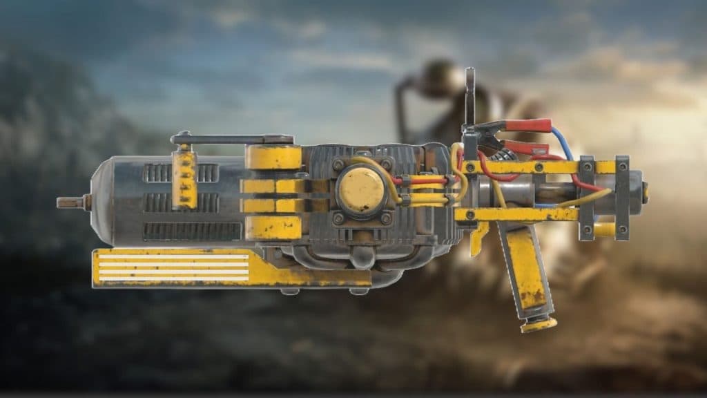 An image of the Tesla Rifle in Fallout 76.