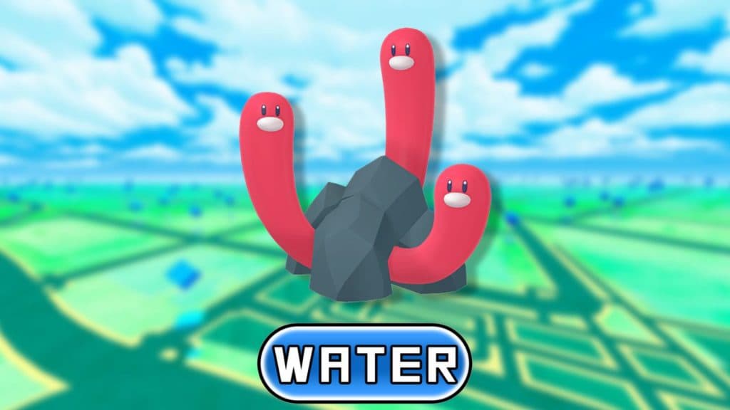 The Pokemon Wugtrio appears alongside text reading "Water"