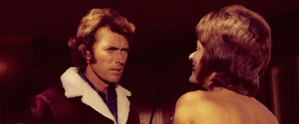 Clint Eastwood as Dave and Jessica Walters as Evelyn in Play Misty for Me