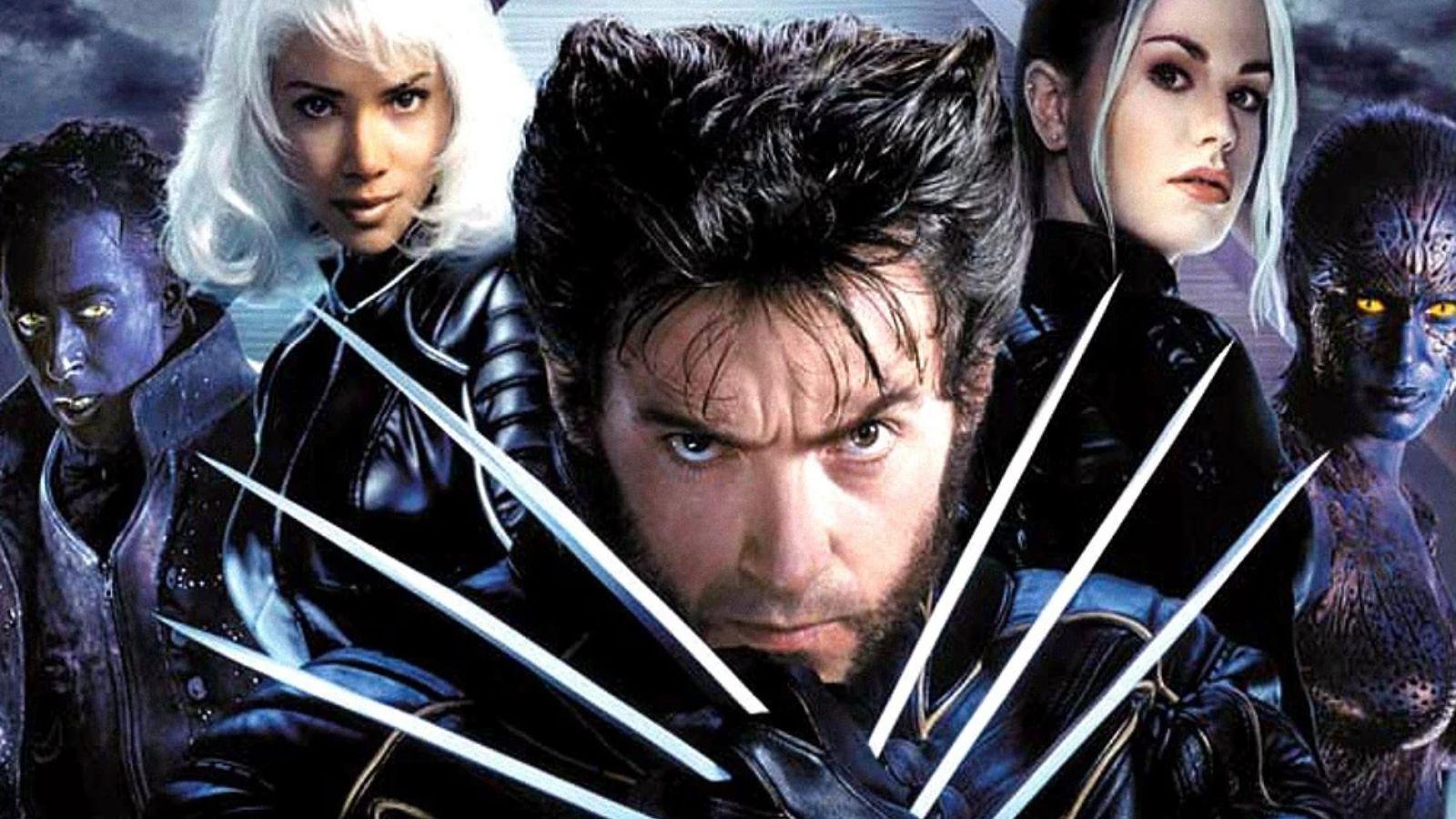 Hugh Jackman, Halle Berry, and Anna Paquin in X2.