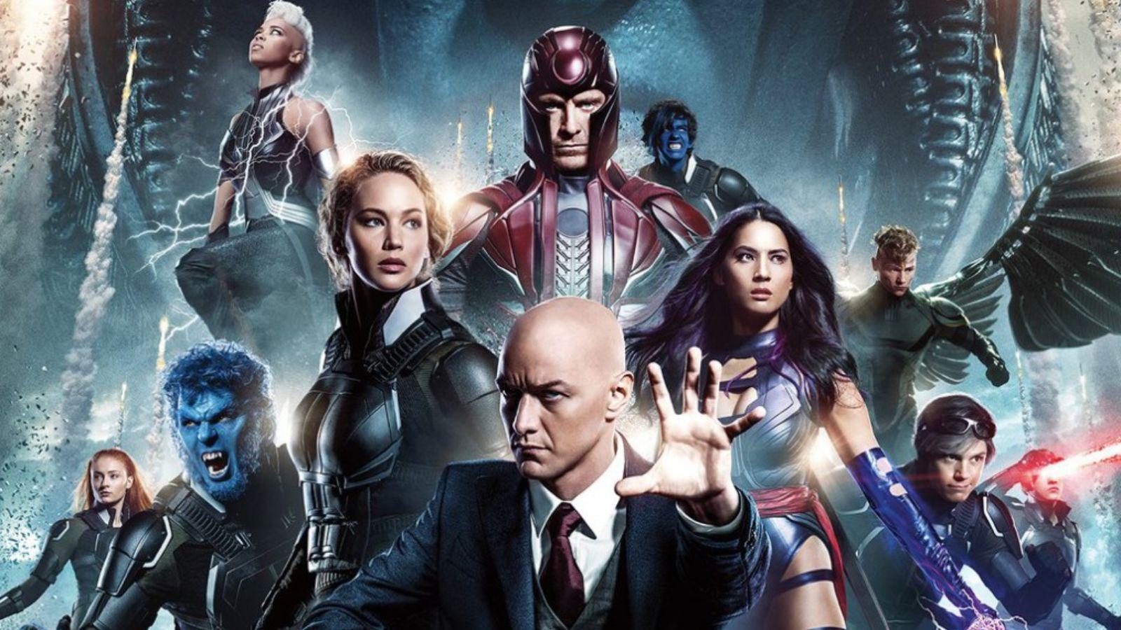 The X-Men: Apocalypse cast in the official poster.
