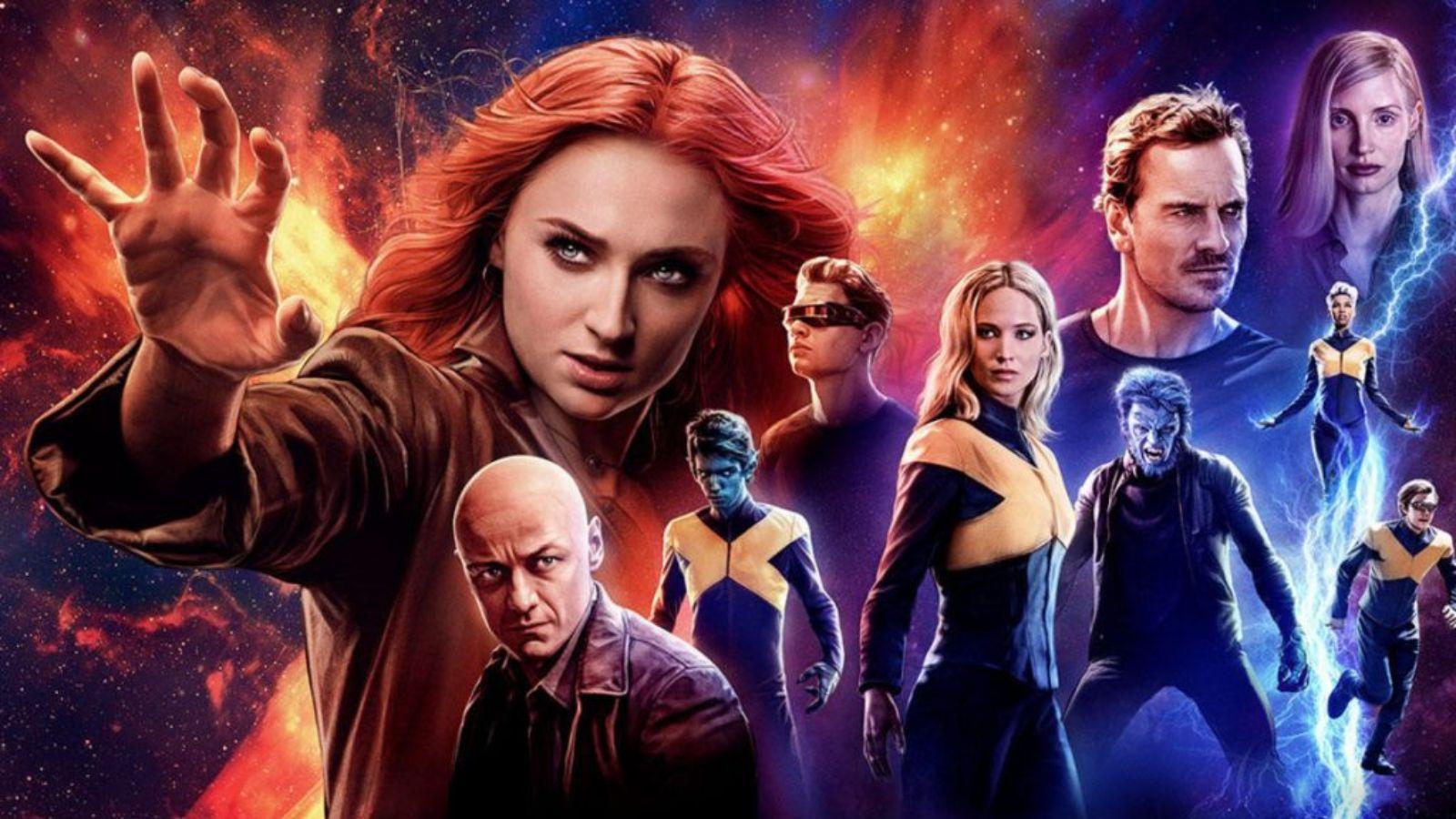 The X-Men: Dark Phoenix cast in an official poster.