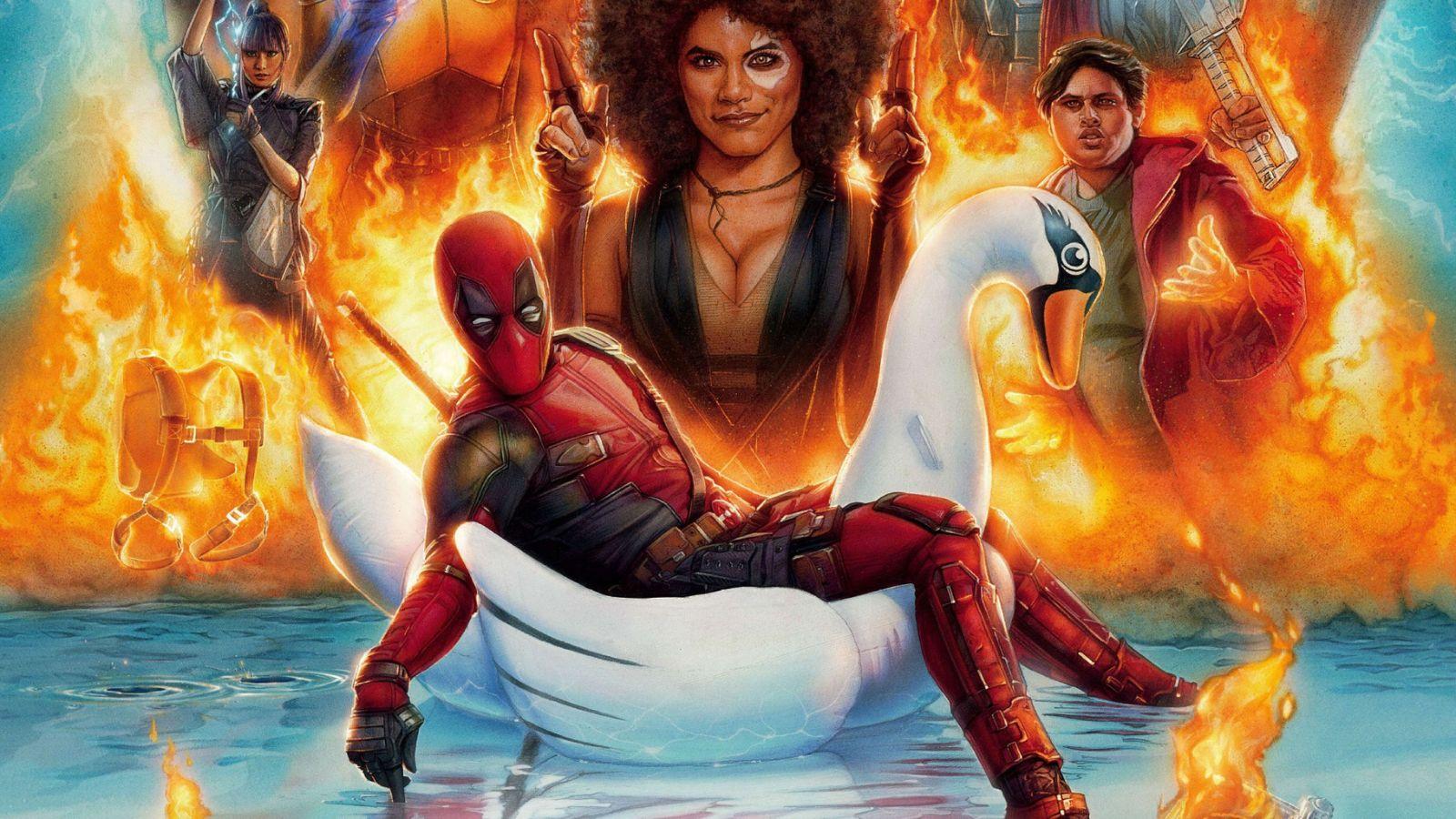 The Deadpool 2 cast in an official poster.