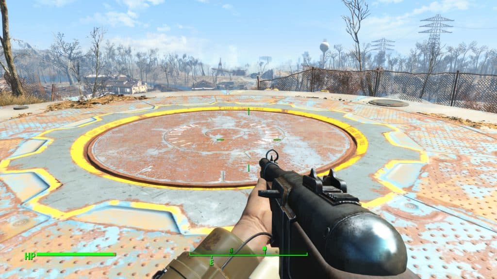 The Entrance to Vault 111 in Fallout 4