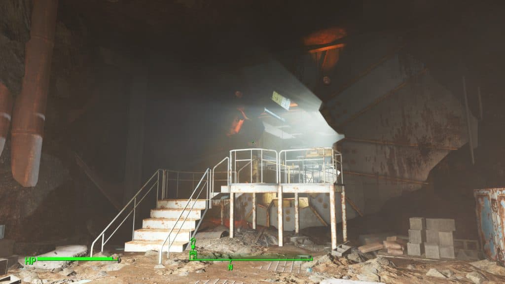 The entrance to Vault 114 in Fallout 4