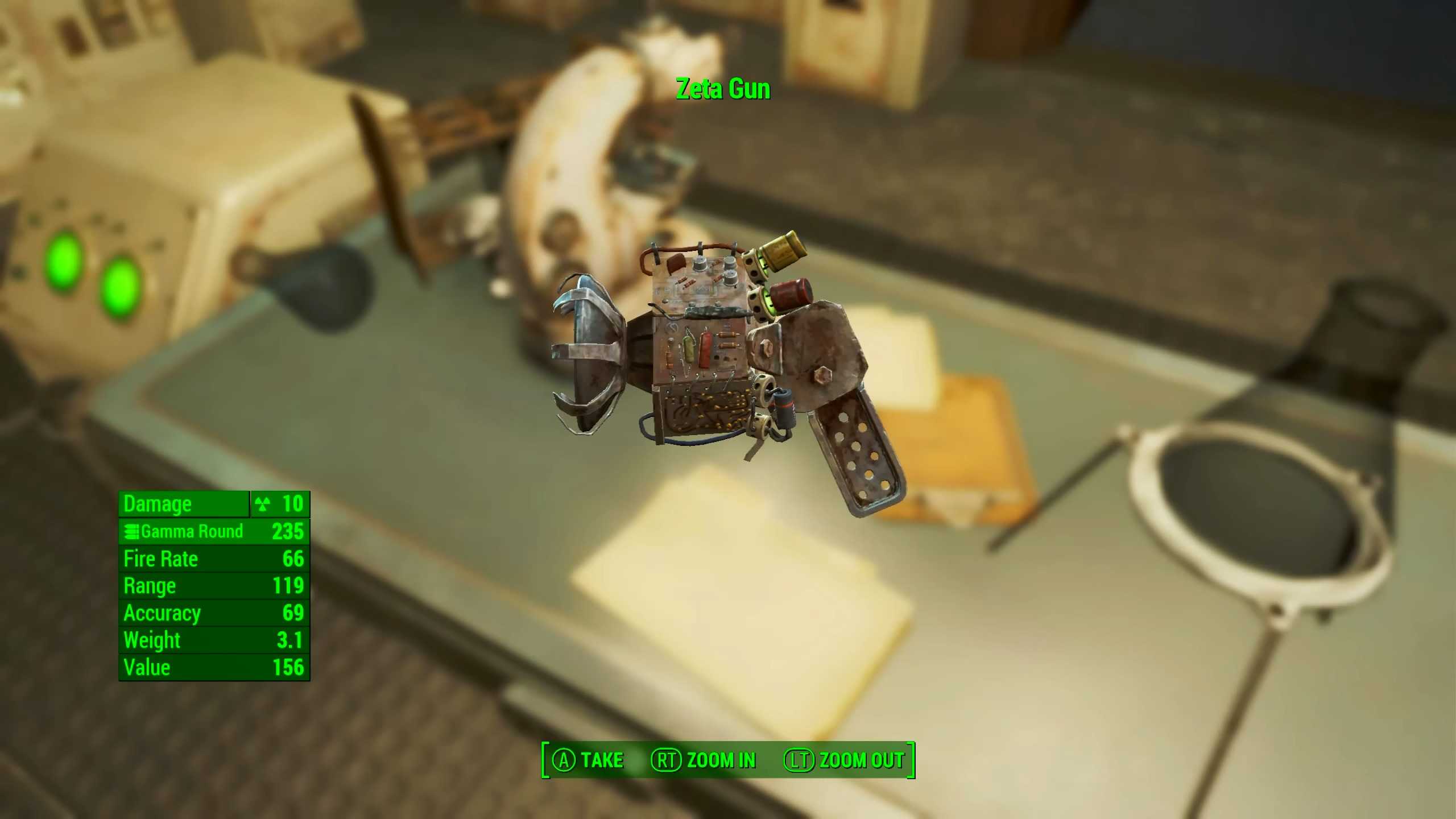 Zeta gun in Fallout 4