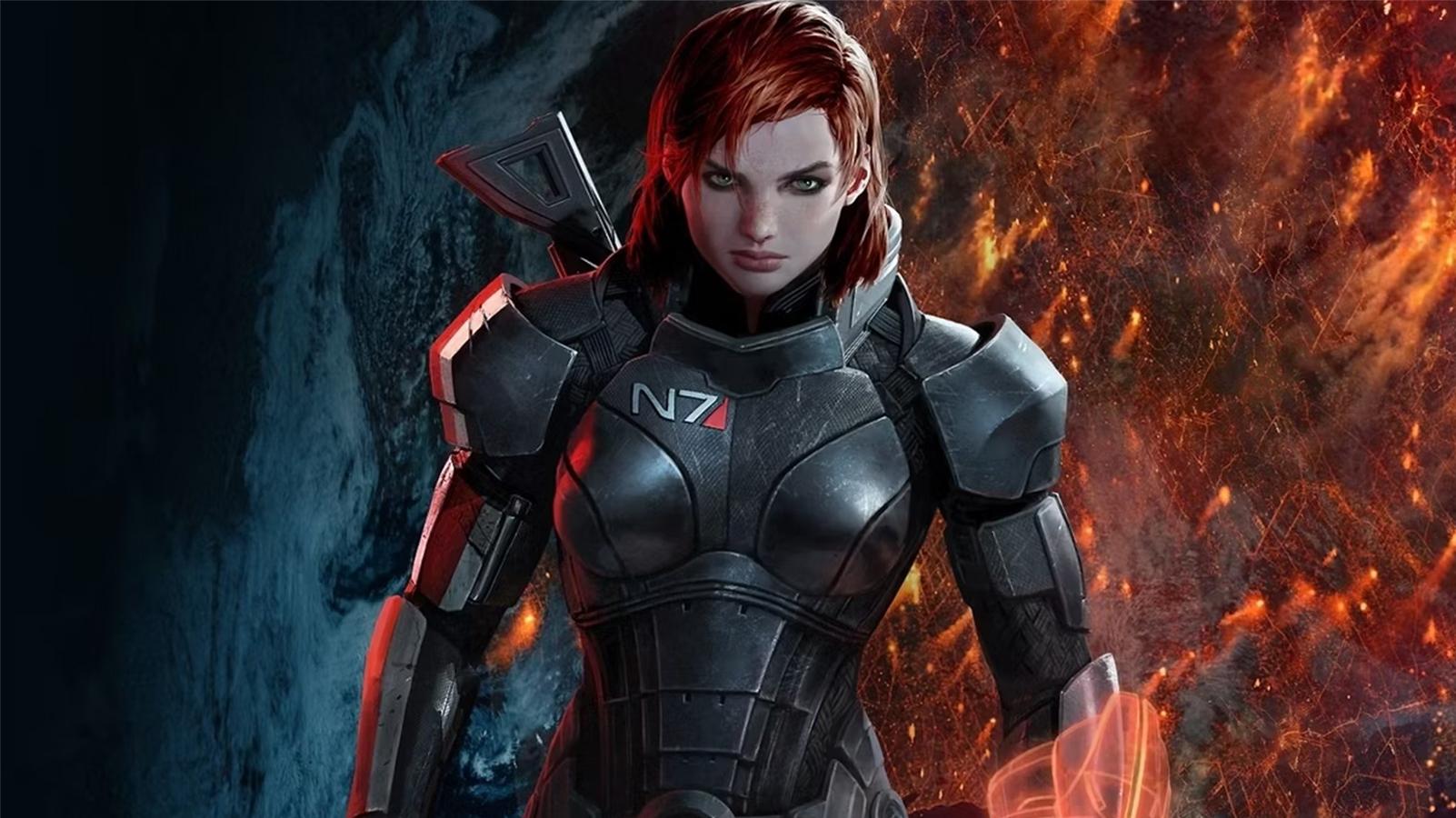 Mass Effect FemShep cover art