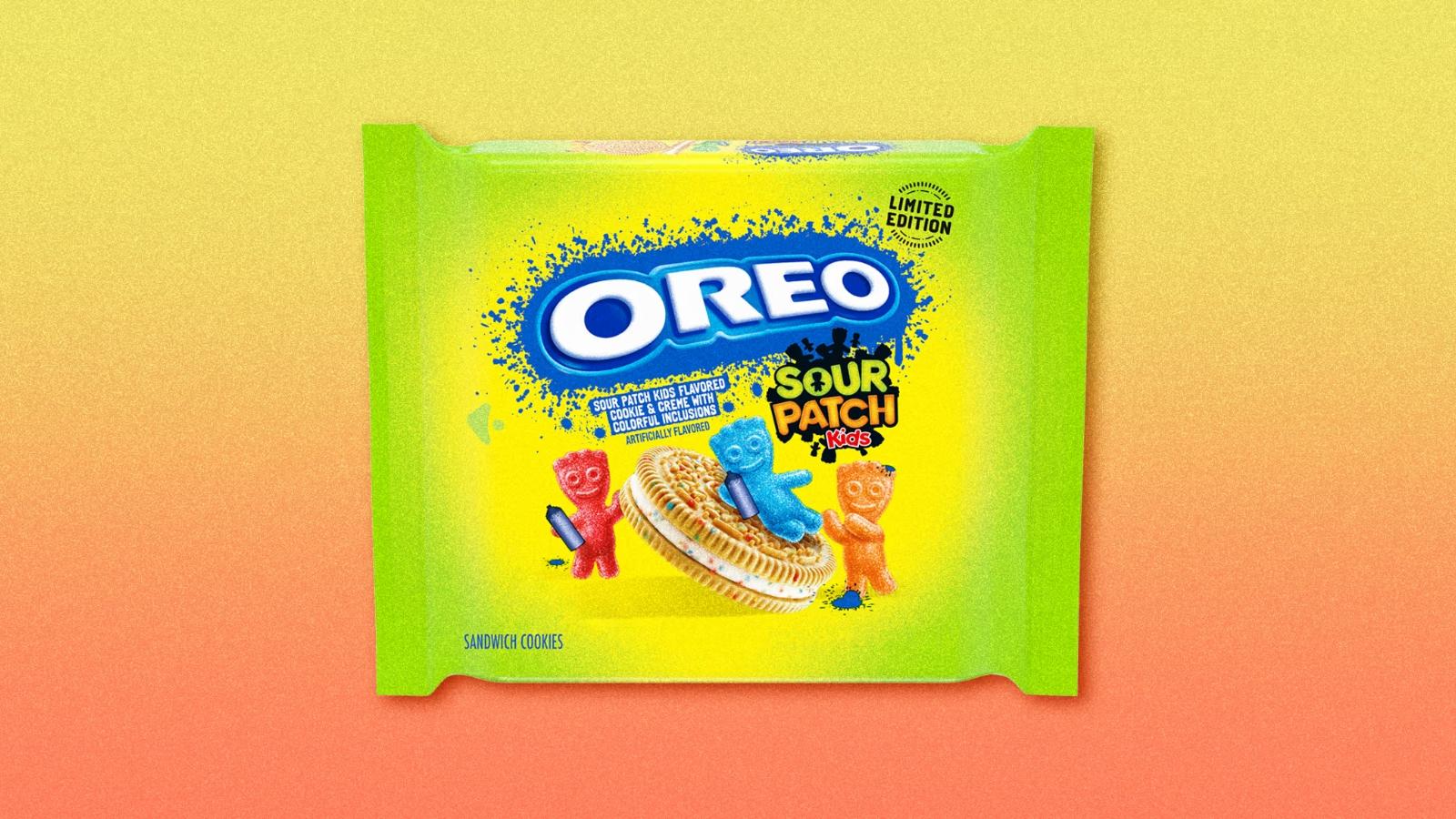 Sour Patch kids oreo collab