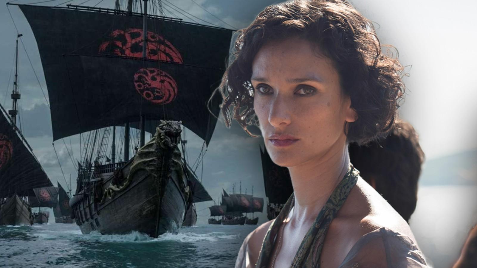 Ship from Game of Thrones and Ellaria Sand