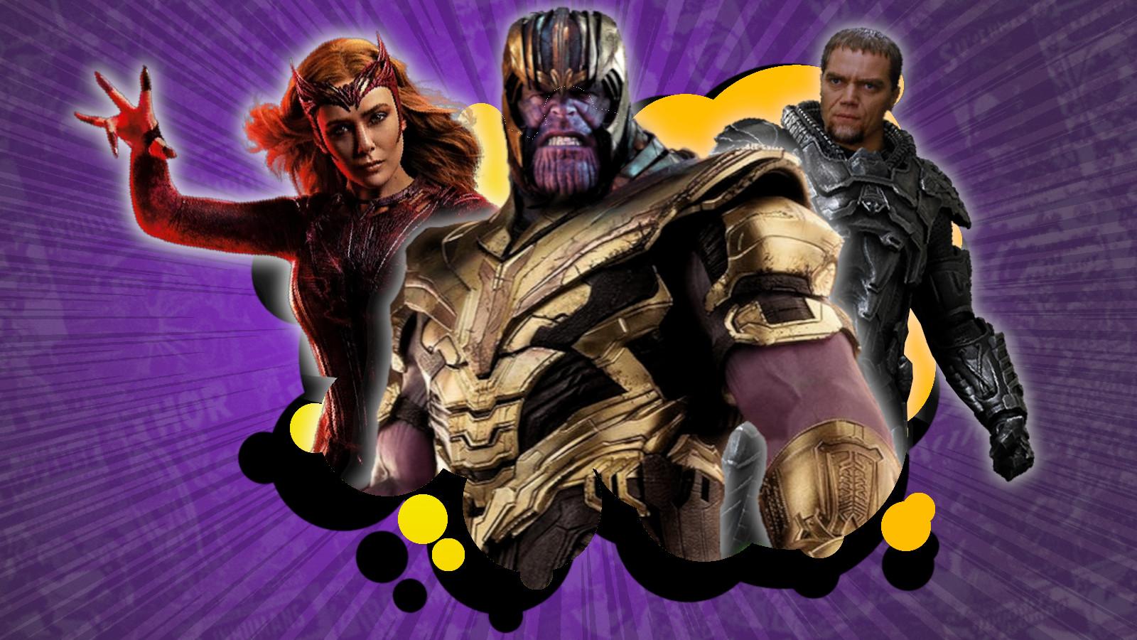 Scarlet Witch, Thanos, and Zod lead our coverage of the best Supervillains