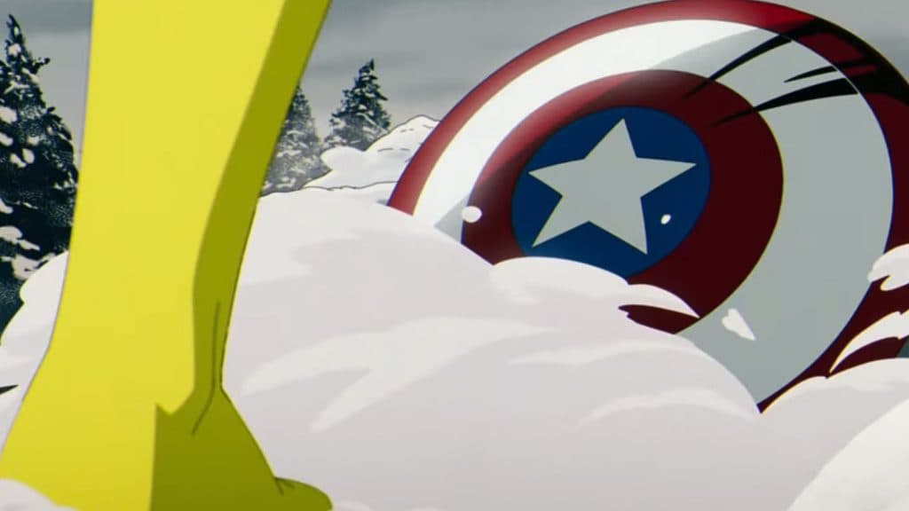 Captaim America's shield in X-Men '97.