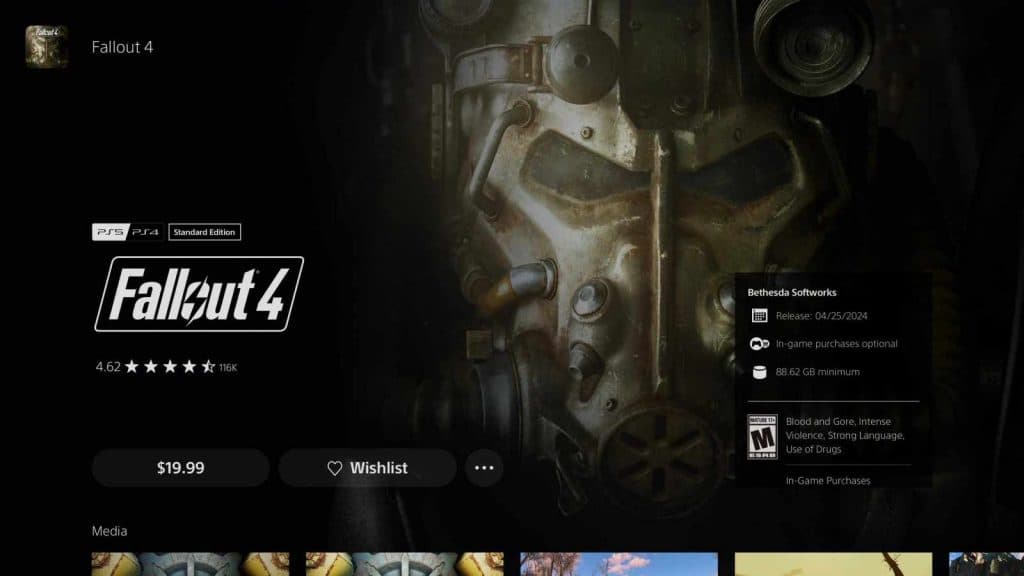 fallout 4 ps5 upgrade