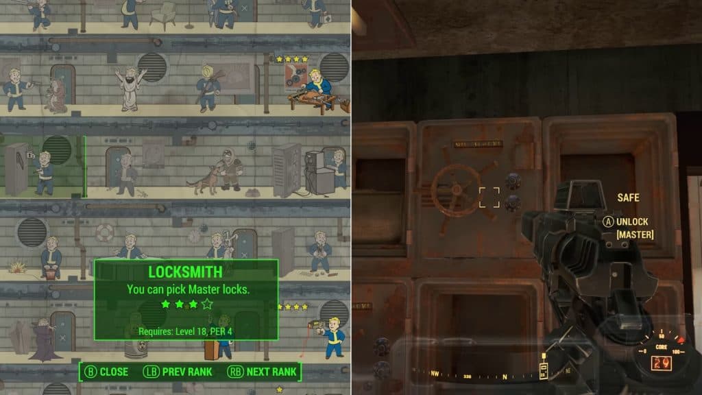 Locksmith perk in Fallout 4