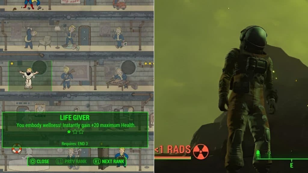 Lifegiver perk Fallout 4
