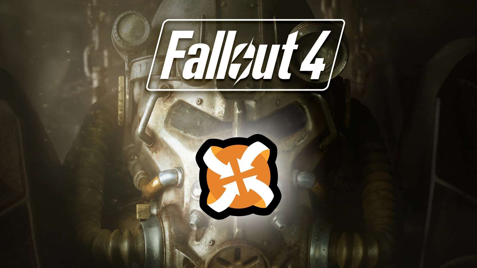 Fallout 4 key art with lexusmods logo on top