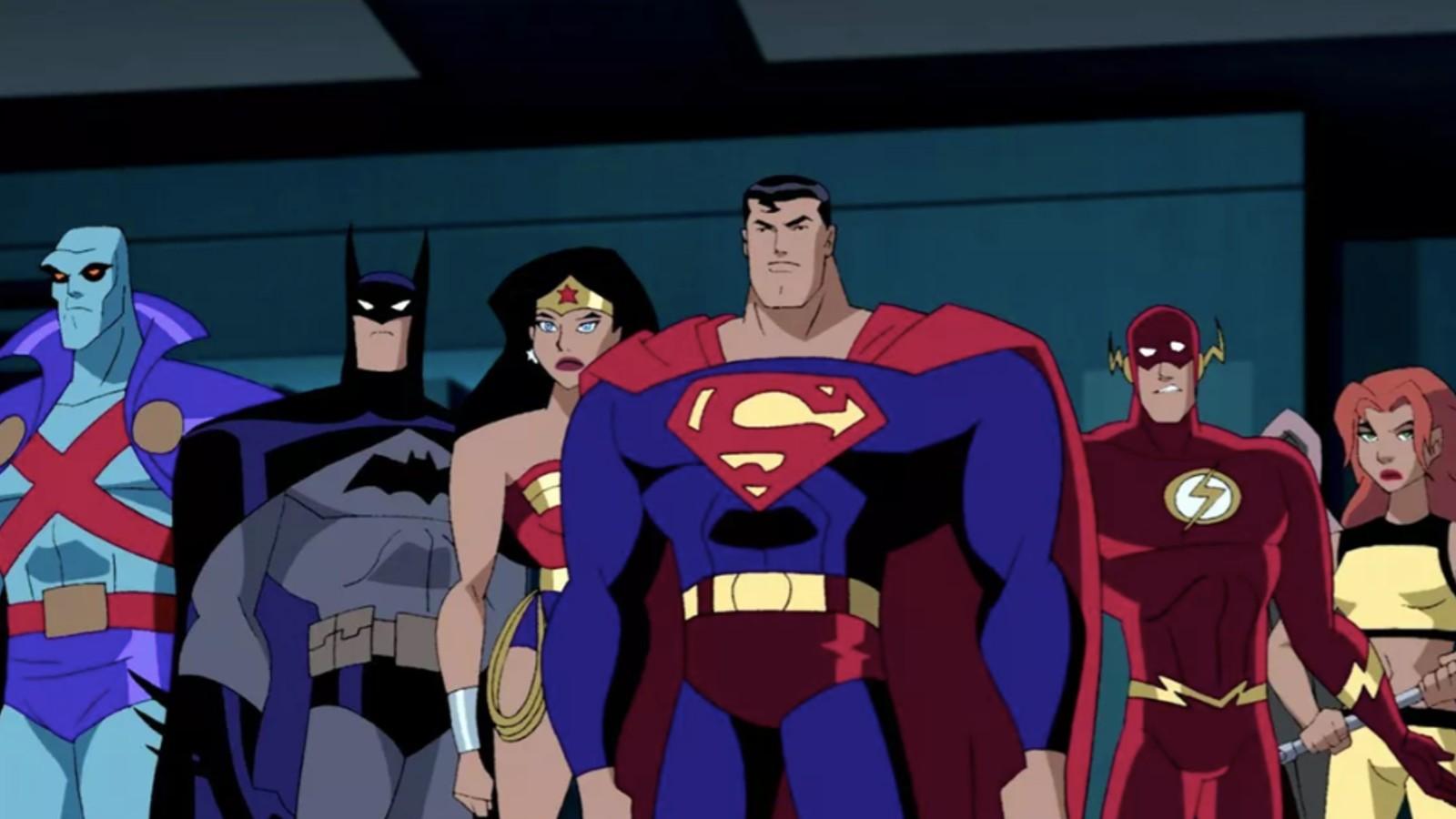 The animated Justice League