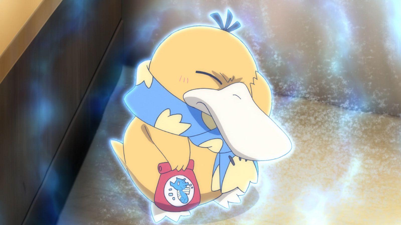 Psyduck from Pokemon anime.