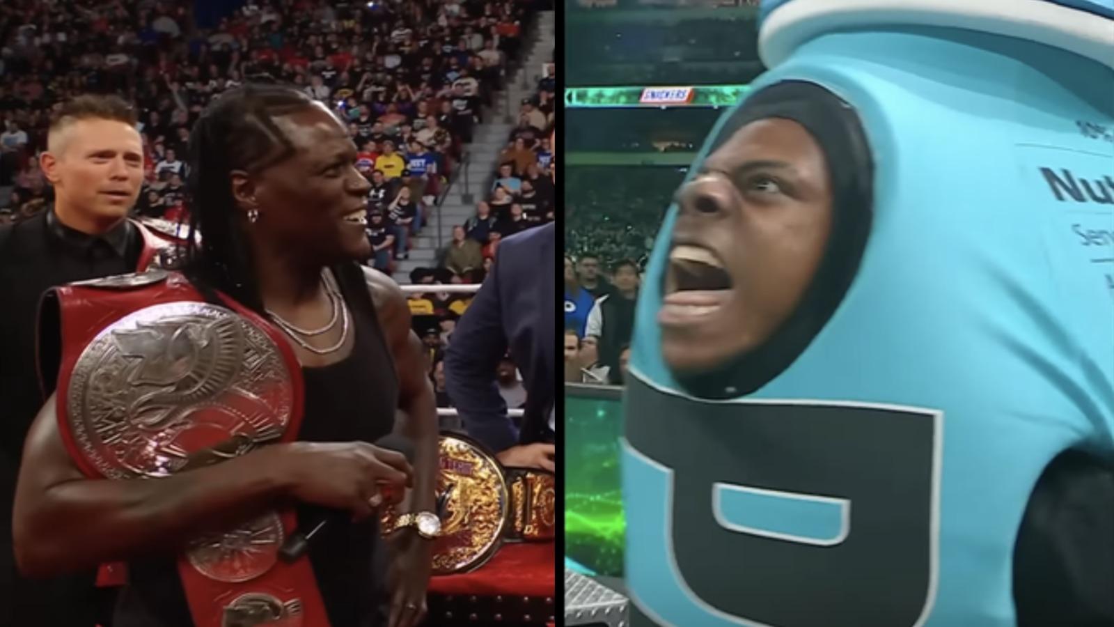 R-Truth hilariously confuses IShowSpeed for another well-known Logan Paul companion on WWE Raw.