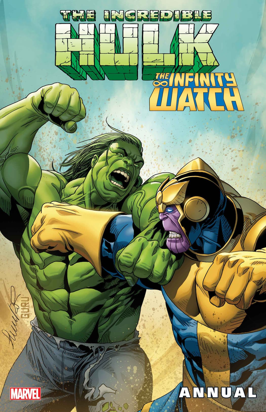 Infinity Watch Incredible Hulk Annual #1 cover art