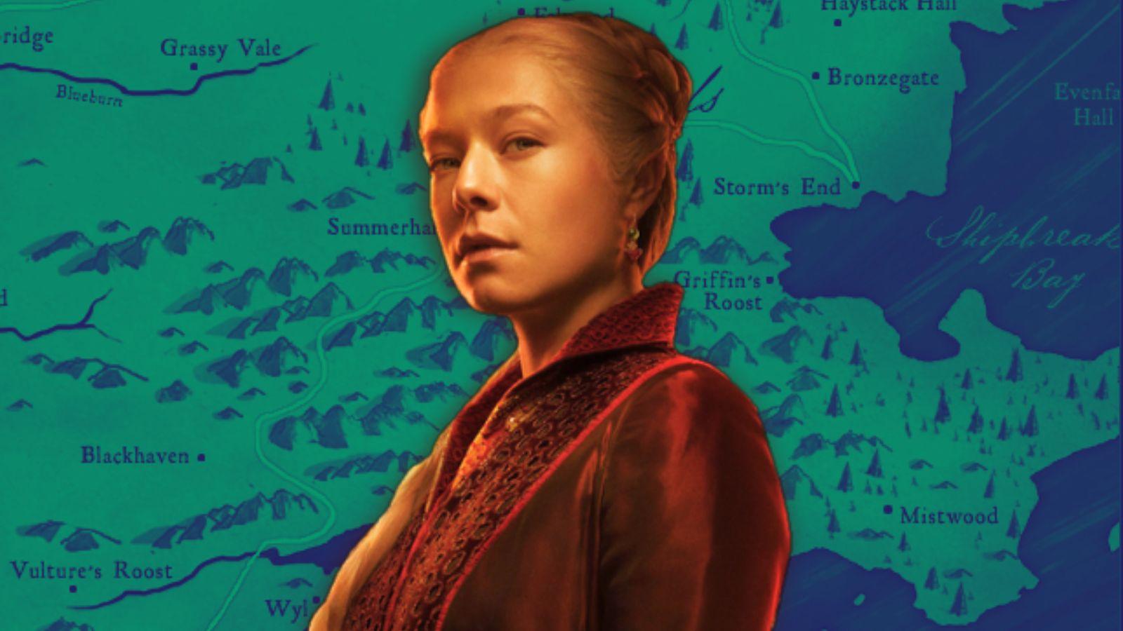 Emma D'Arcy as Rhaenyra Targaryen in House of the Dragon.