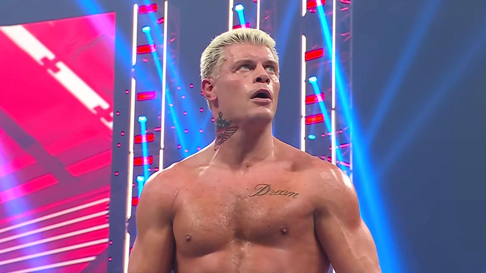 Cody Rhodes as a member of the WWE.