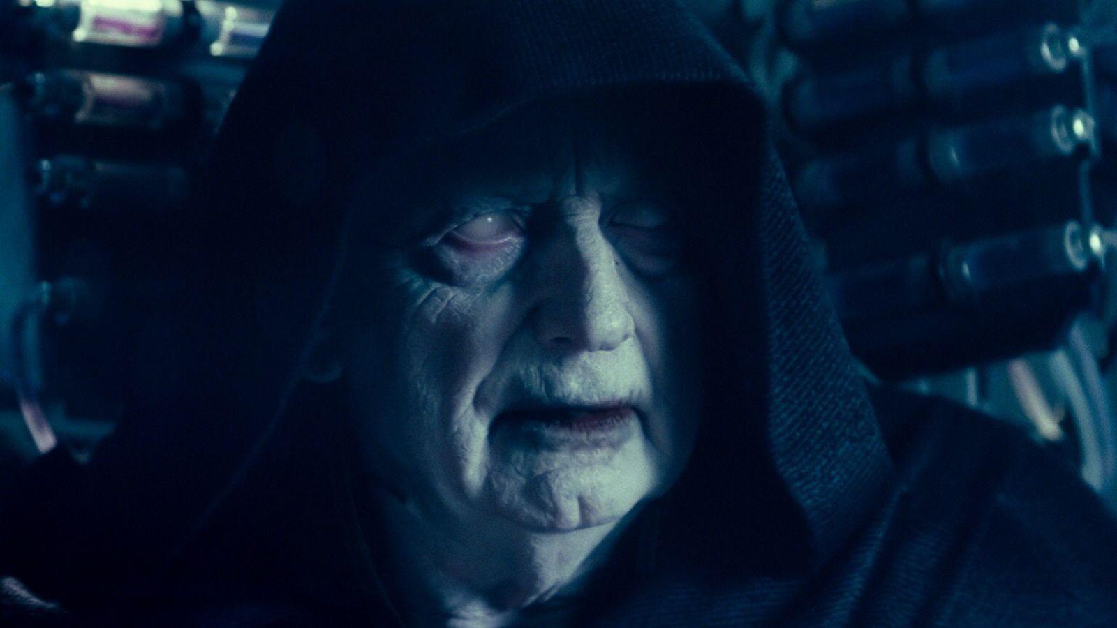 Ian McDiarmid as Emperor Palpatine in The Rise of Skywalker.