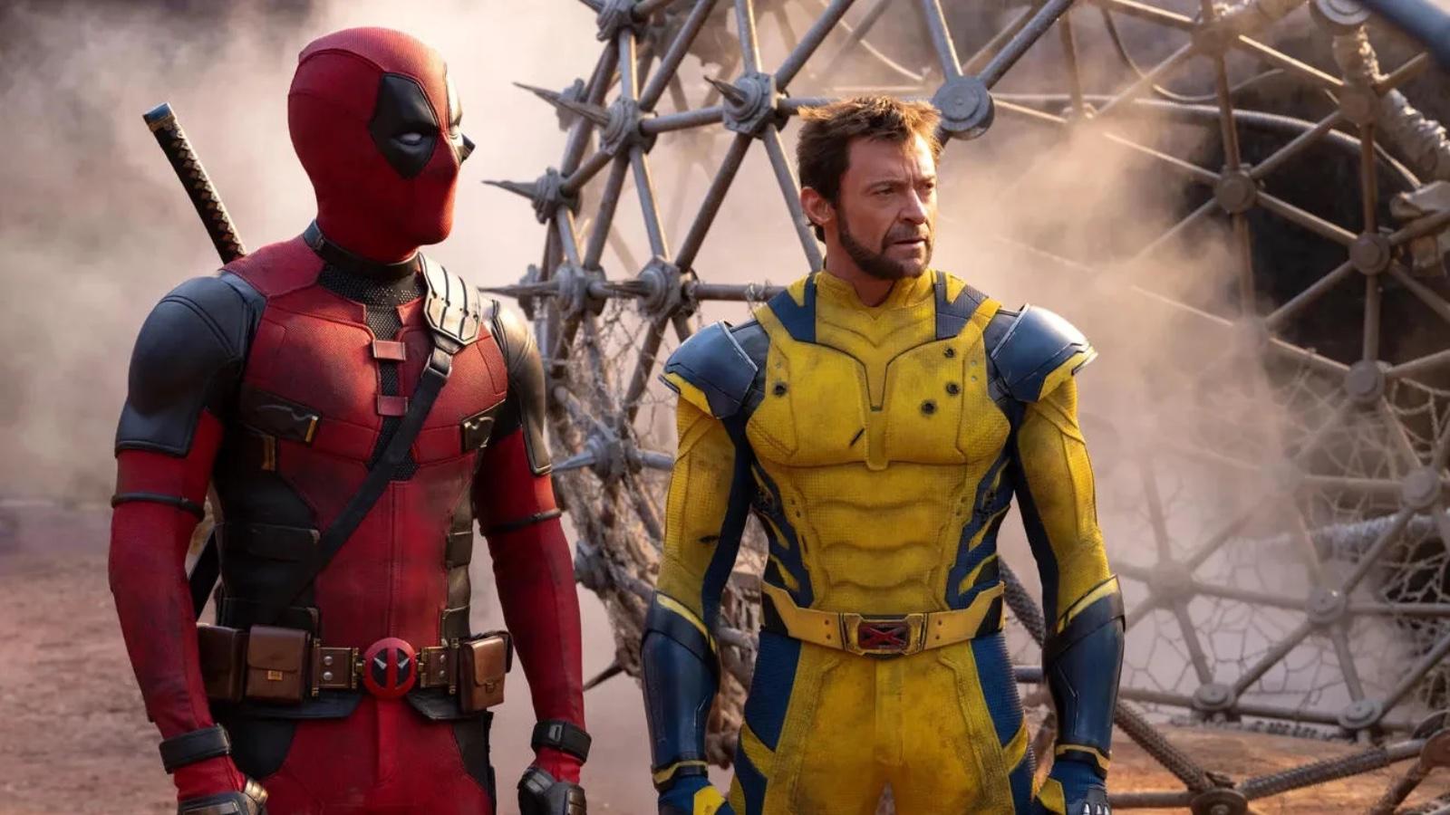 Wade Wilson and Wolverine in Deadpool & Wolverine movie.
